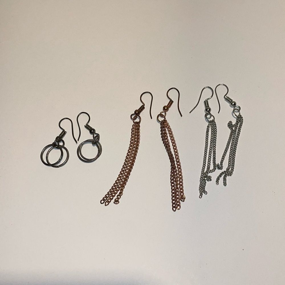 Set of 3 earrings